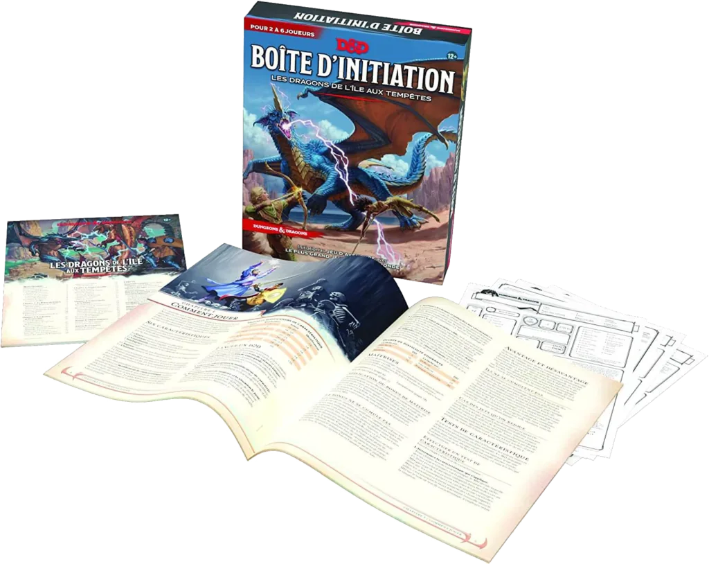 kit d'initiation donjons et dragons