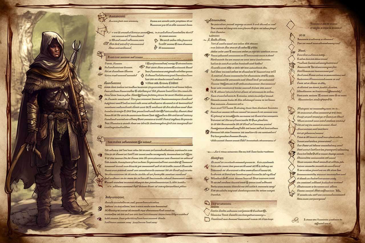 Comment remplir sa fiche de personnage à D&D ?