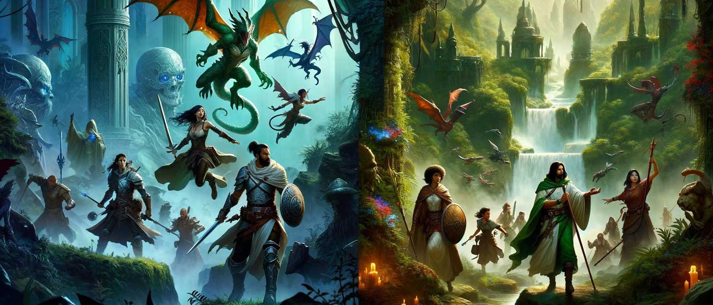 Donjons et Dragons VS Chroniques oubliées : le comparatif