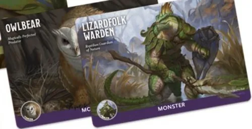Cartes de monstres